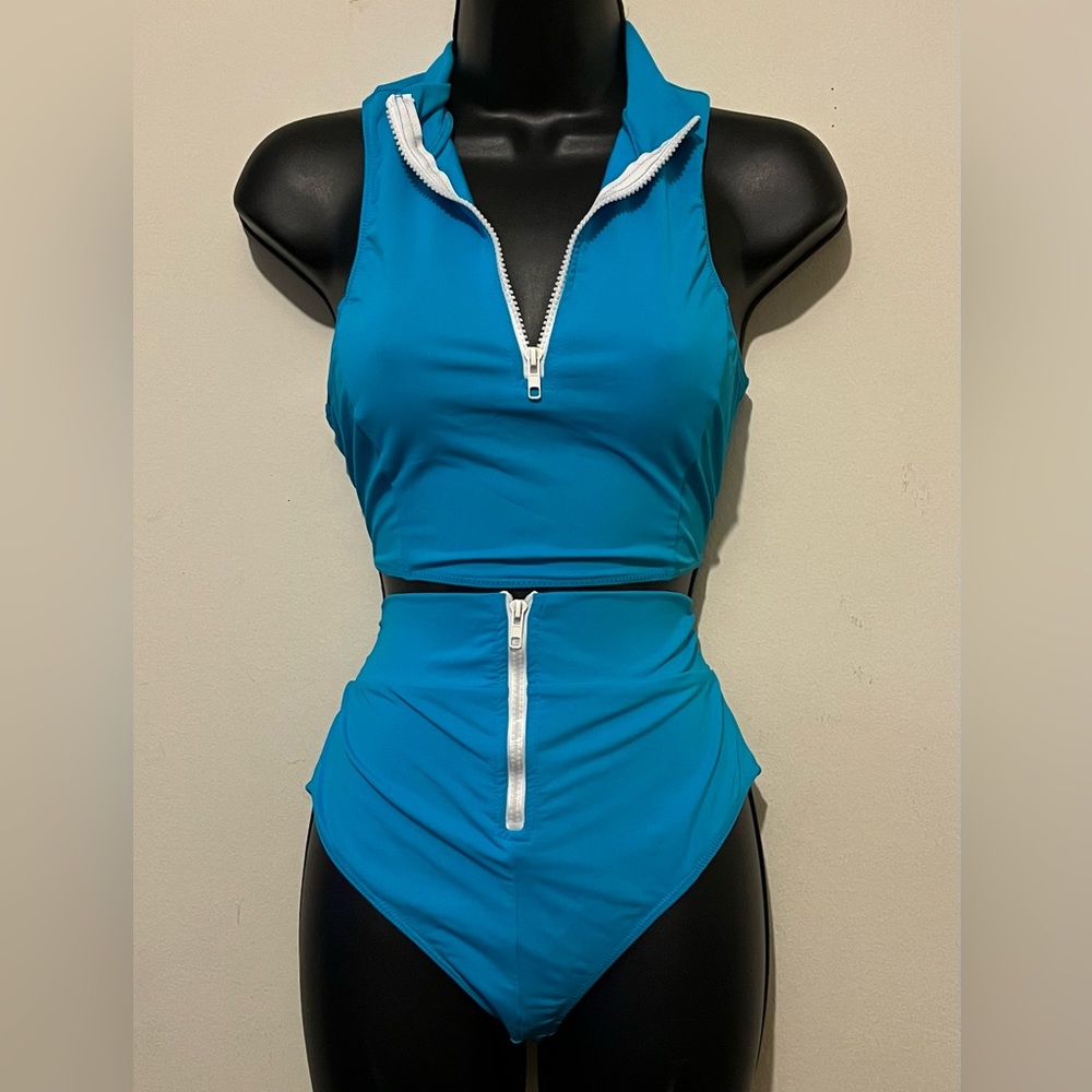 NEW✨ Fashion Nova Water Sports Tank Bikini XL - Picture 4 of 5